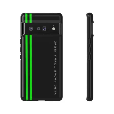 Black Edition of Exclusive Tough Case for 21 Models of Google Pixel®. Brand: G.A.S.G | Green Arrow Sport Gear.
