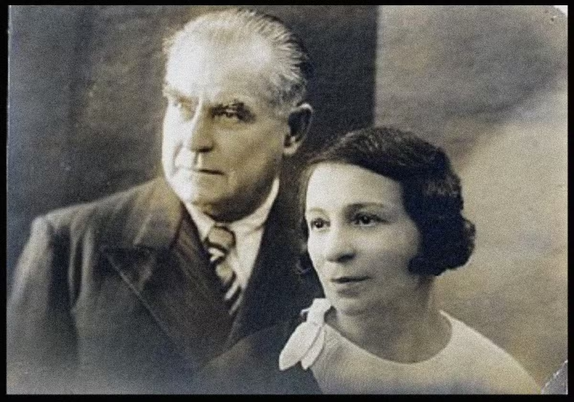 Jeanne et Eugène Humbert, vers 1934.