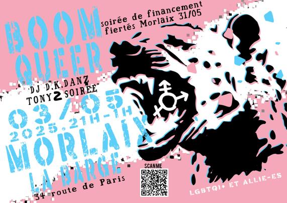 Une boom feministe queer trans allié-es a Morlaix Du 3 mai