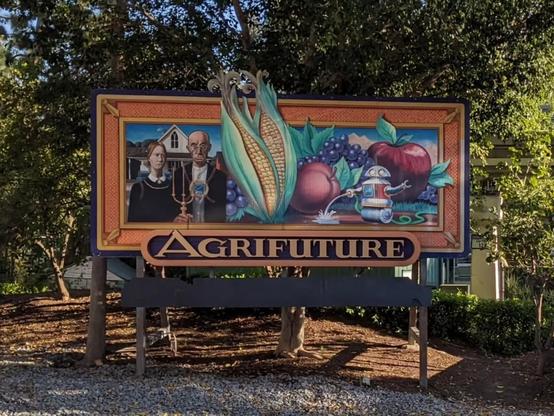 Agrifuture sign.