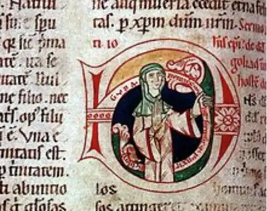 This 12th-century manuscript includes a self-portrait of a female scribe named Guda. Ommundsen et al. / Humanities and Social Sciences Communications, 2025