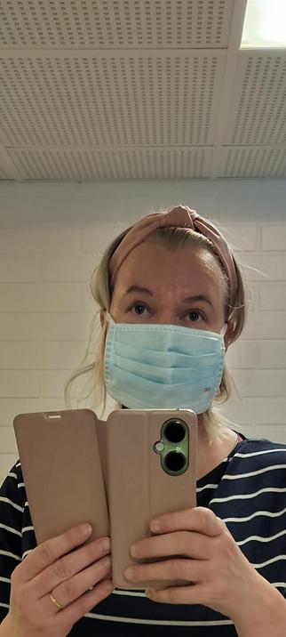 I'm wearing a mask 