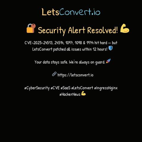 Security Update #CyberSecurity