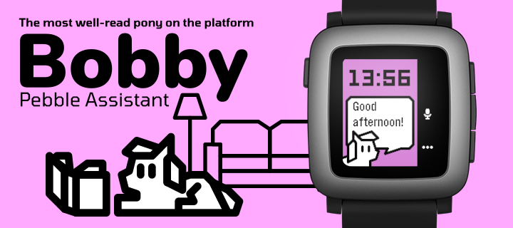 Bobby "the most well-read pony on the platform"