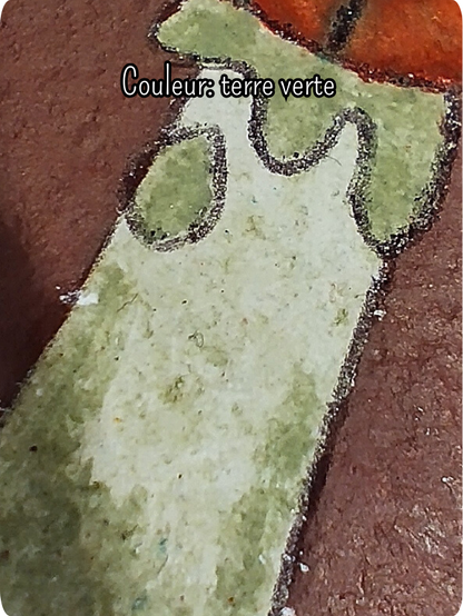 Terre verte . Aquarelle 100% naturelle et française