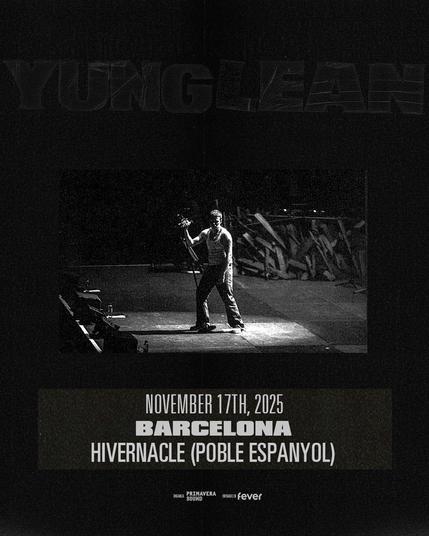 Yung Lean: Leyenda digital en Barcelona el 17 de noviembre