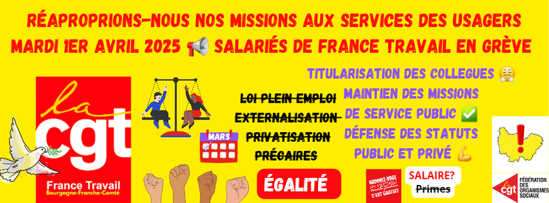 #cgt #francetravail #BourgogneFrancheComté 🔴