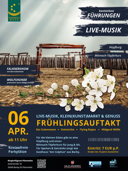 6. April Frühlingserwachen im Ringheiligtum Pömmelte