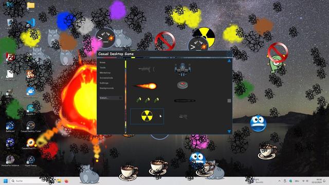 Casual Desktop Game is my most popular game so far. A fan remake of the ancient desktop destroyer with modern features.