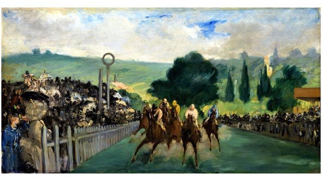 Horses Race at Longchamp, Paris 1866 Édouard Manet