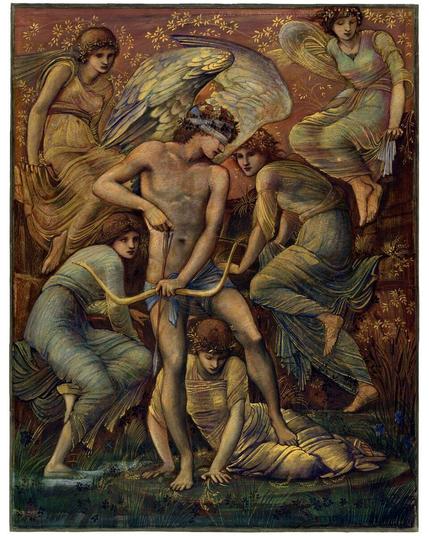 Cupid’s Hunting Fields, Surrounded by Women 1885 Edward Burne-Jones