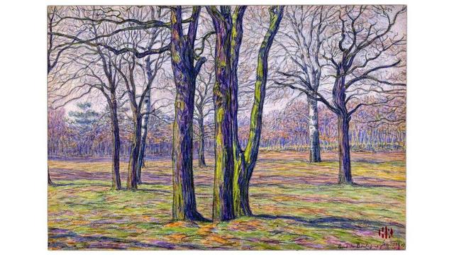 Bois de Boulogne Forest France #2 1903 Henri Rivière