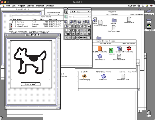 Building the DogCow app in NTK.