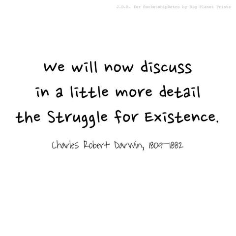 Struggle For Existence, Charles Robert Darwin, 1809–1882