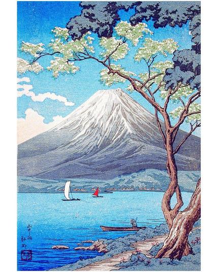 Mount Fuji from Lake Yamanaka 1936, Takahashi Sh?tei
