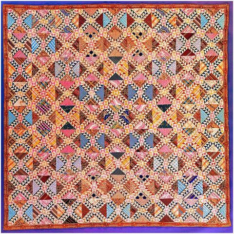 Quilt ‘Lady of the Lake’ Pattern, 1840 Virginia