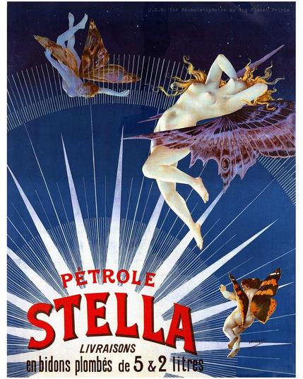 Pétrole Stella French Automobile Fuel Advertisement 1897 Henri Boulanger
