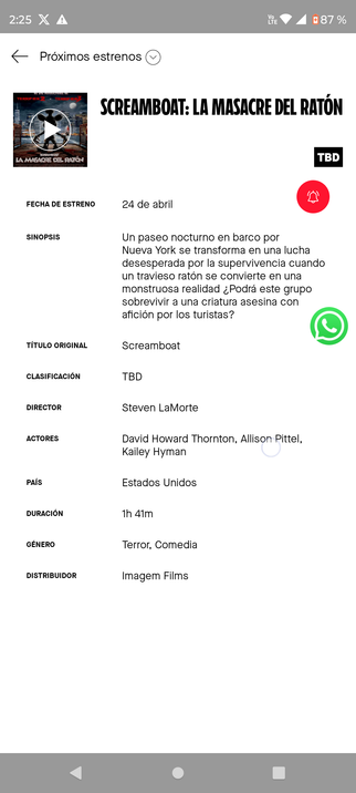 #Screamboat now has a release date in Mexico thanks to Cinemex.