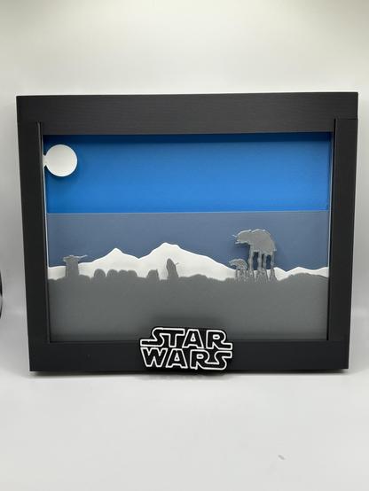 Star Wars Hoth Shadow Box