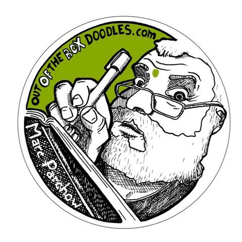 A Self-portrait in sticker form for a childrenslit festival in india called bookaroo in 2024