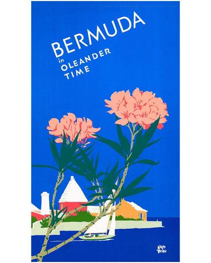 Bermuda In Oleander Time 1952 Adolph Treidler