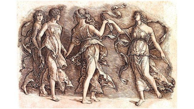 Four Dancing Muses 1497 Italy