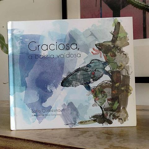 "Graciosa, a baleia vaidosa" is the title of the book that inspires this project. The story tackles the pressing issue of ocean pollution, following the adventures of a vain humpback whale navigating through seas filled with plastic waste. My task
