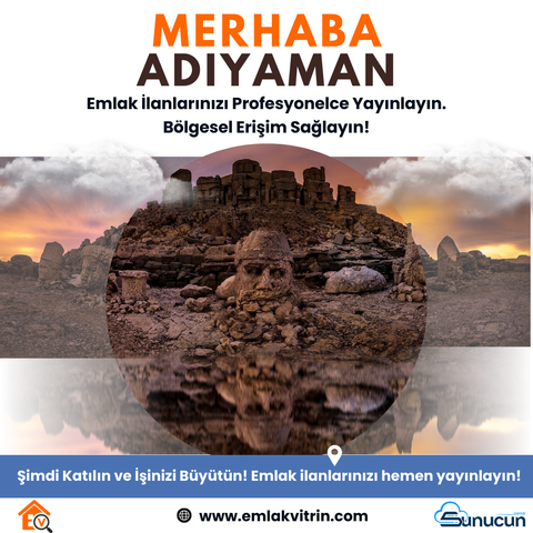 🏡 MERHABA ADIYAMAN! 🏡

Adıyaman’daki emlak ilanlarınızı profesyonelce yayınlayın!
📍 Güvenilir ve profesyonel emlak ilanları için EmlakVitrin.com’a katılın!

🌐 www.emlakvitrin.com

#EmlakVitrin #AdıyamanEmlak #AdıyamanGayrimenkul #SatılıkEv #KiralıkDaire #AdıyamanKonut #EmlakSektörü #Emlakçı #EvAl #EvSat #AdıyamanEvleri #GüvenilirEmlak