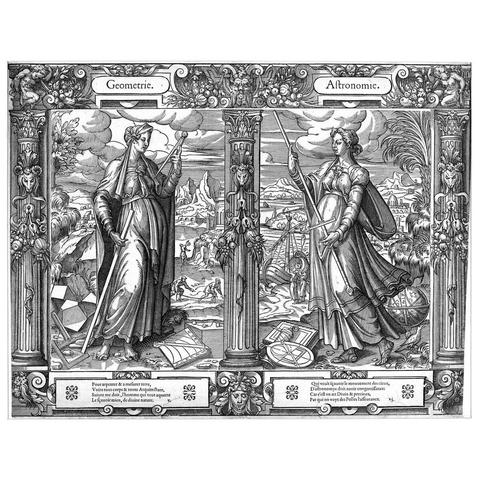 Geometrie & Astronomie 16th Century Roman Greek Goddess