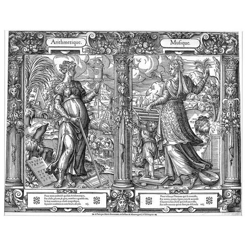 Arithmetica & Musica 16th Century Roman Greek Goddess