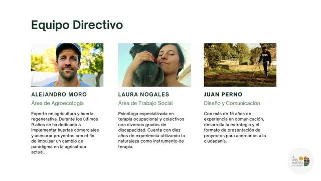 Fotos identificativas de algunos de los colaboradores del proyecto
