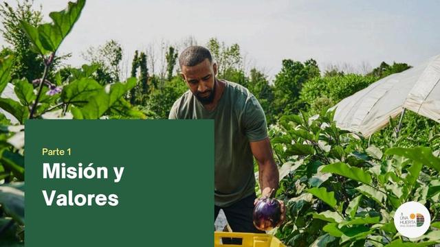 Imagen de un joven cuidando meticulosamente los cultivos, poniendo en valor el trabajo en equipo