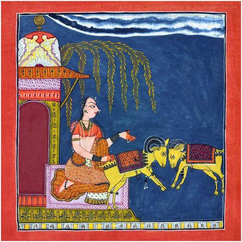 Kaccheli Ragini Ragamala Woman Shrine Rams 1967 India