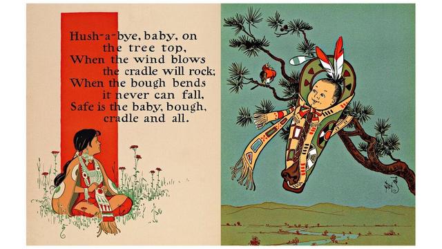 Hush-A-Bye Baby Safe As The Wind Blows And The Bough Bends