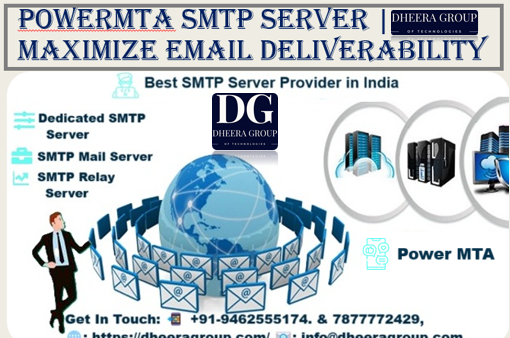 PowerMTA SMTP server for reliable, high-volume email sending. Advanced controls, detailed reporting, and superior IP reputation management. Get In Touch: 📲 +91-9462555174. & 7877772429, 🌐: https://dheeragroup.com/smtp-server/, 📧: info@dheeragroup.com
#PowerMTASMTPServer #HighVolumeSMTPServer #SMTPServer #emailmanagement #SMTPServerServices #EfficientBulkEmail