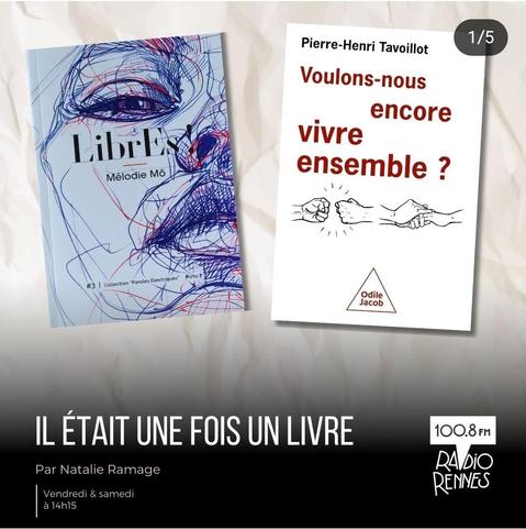 Émission de radio samedi 14h15 100 8 sur mon livre LibrEs recueil de poésie sur les femmes inspirantes