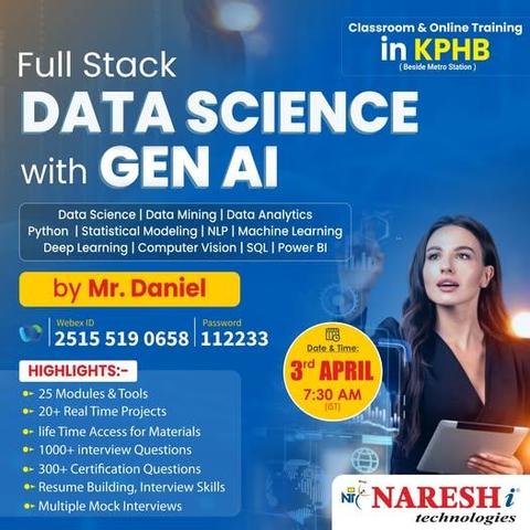 📍 Free Full Stack Data Science & AI Training!
