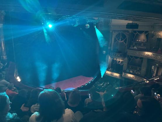 This Drury Lane theatre has a nightclub vibe tonight.