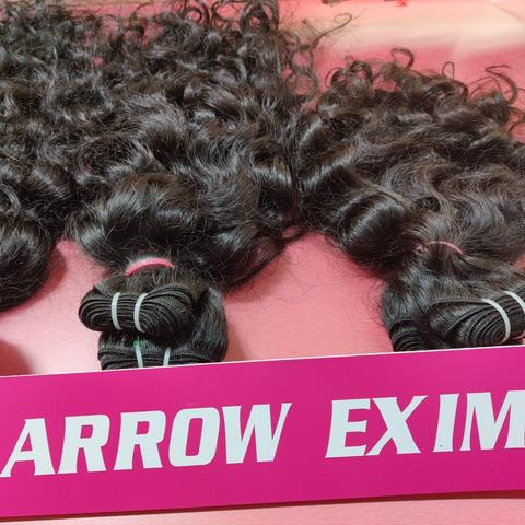 Raw Virgin Curly Human Hair Weft Bundles