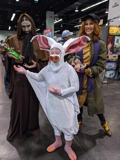 Loved seeing them at #WonderCon yesterday! #Anastasia #Rasputin #Bartok #Pooka 
