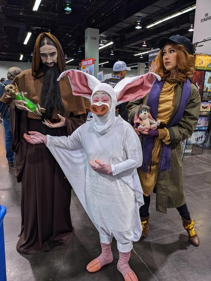 Loved seeing them at #WonderCon yesterday! #Anastasia #Rasputin #Bartok #Pooka 
