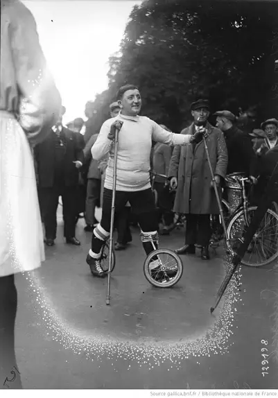 Charles Samuel à la Porte Maillot le 20 mai 1928