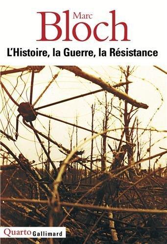  Ce volume contient notamment : Carnet «méthodologie historique» Critique historique et critique du témoignage Écrits et photographies de guerre 1914-1918 Réflexions d'un historien sur les fausses nouvelles de la guerre Mémoire collective, tradition et coutume Pour une histoire comparée des sociétés européennes La Féodalité européenne, inédit Introduction aux Caractères originaux de l'histoire rurale française L'erreur collective de la «Grande Peur»... Problèmes d'Europe Que demander à l'histoire ? Réflexions pour un lecteur curieux de méthode L'étrange défaite Comment et pourquoi travaille un historien, inédit Apologie pour l'histoire ou métier d'historien Textes inédits du Cercle d'études de Montpellier Conférences sur la Grande-Bretagne Écrits clandestins (1943-1944) «Testament» Regards sur Marc Bloch : Georges Altman, Georges Bratianu, Raymond Aron, Henri Brunschvig, Bronislaw Geremek «Vie et OEuvre» illustré

«J'avais lu bien des fois, j'avais souvent raconté des récits de guerres et de batailles. Connaissais-je vraiment, au sens plein du verbe connaître, connaissais-je par le dedans, avant d'en avoir éprouvé moi-même l'atroce nausée, ce que sont pour une armée l'encerclement, pour un peuple la défaite ?»