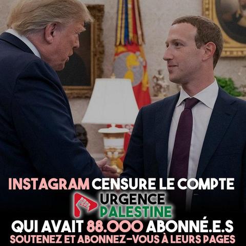 Mark Zuckerberg discute avec Donald Trump