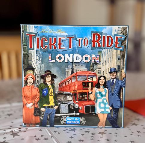 The box for Ticket To Ride London. 