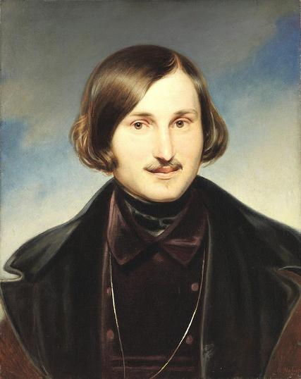 Retrato de Gogol, em 1840, por Otto Friedrich Theodor von Möller.