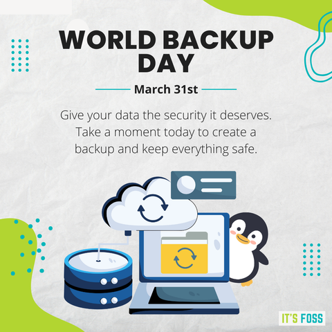 World Backup Day

March 31st

Give your data the security it deserves. Take a moment today to create a backup and keep everything safe.