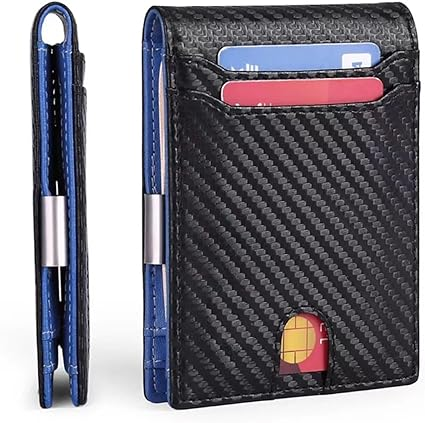 Men's Slim Minimalist Bifold Wallet – RFID Blocking