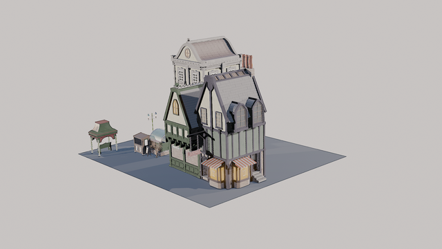 3D render blender