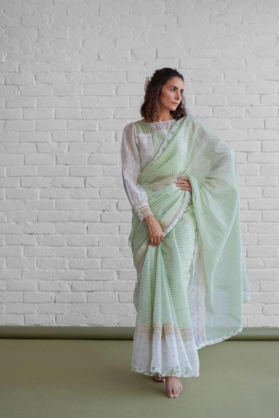 Printed Chanderi Saree